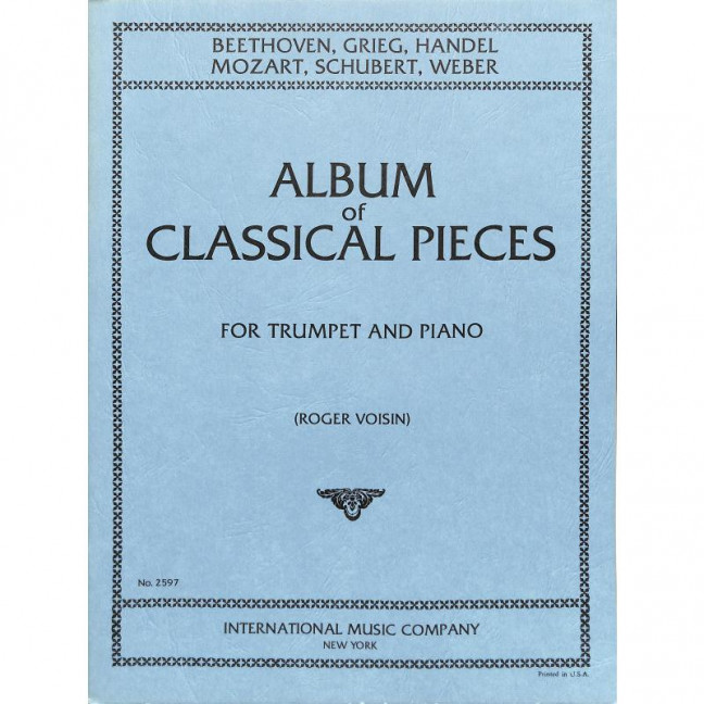 Front Cover Image Album of Classical Pieces 