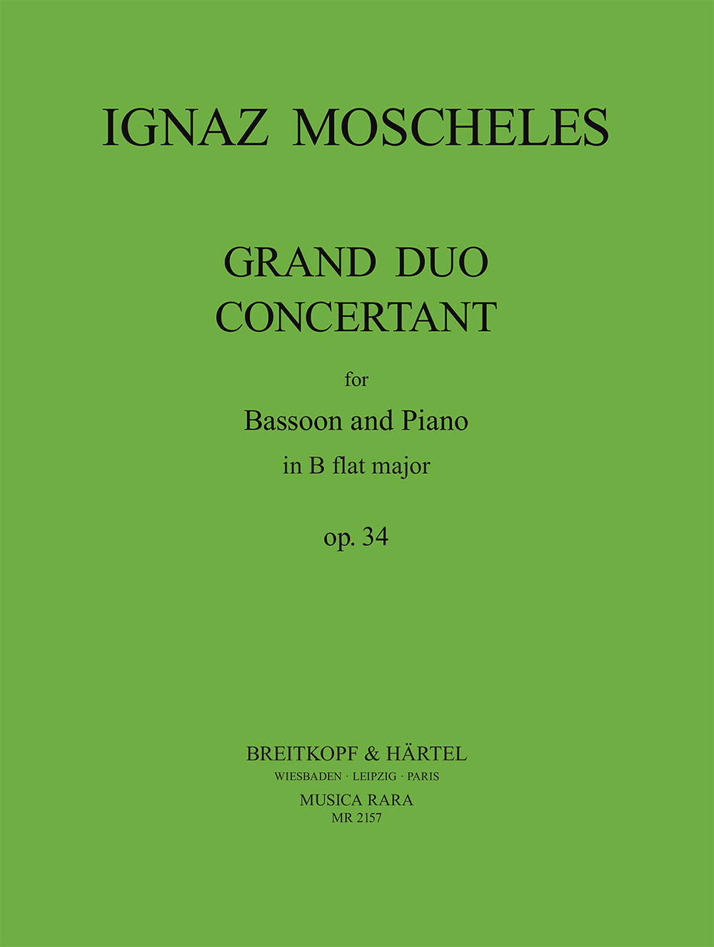 Front Cover Image Grand Duo Concertant op. 34