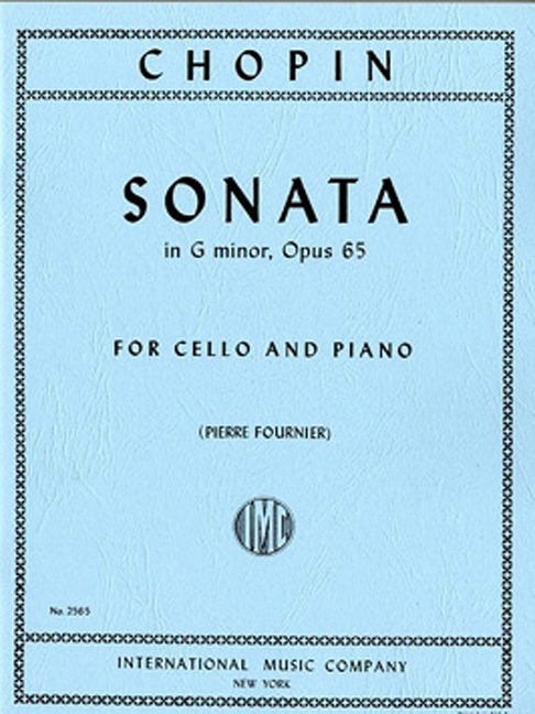 Front Cover Image Sonata G minor op. 65 