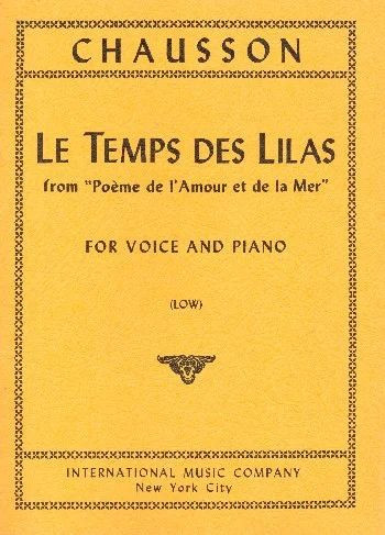 Front Cover Image Le Temps des Lilas 
