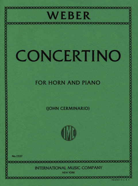 Front Cover Image Concertino op. 45 