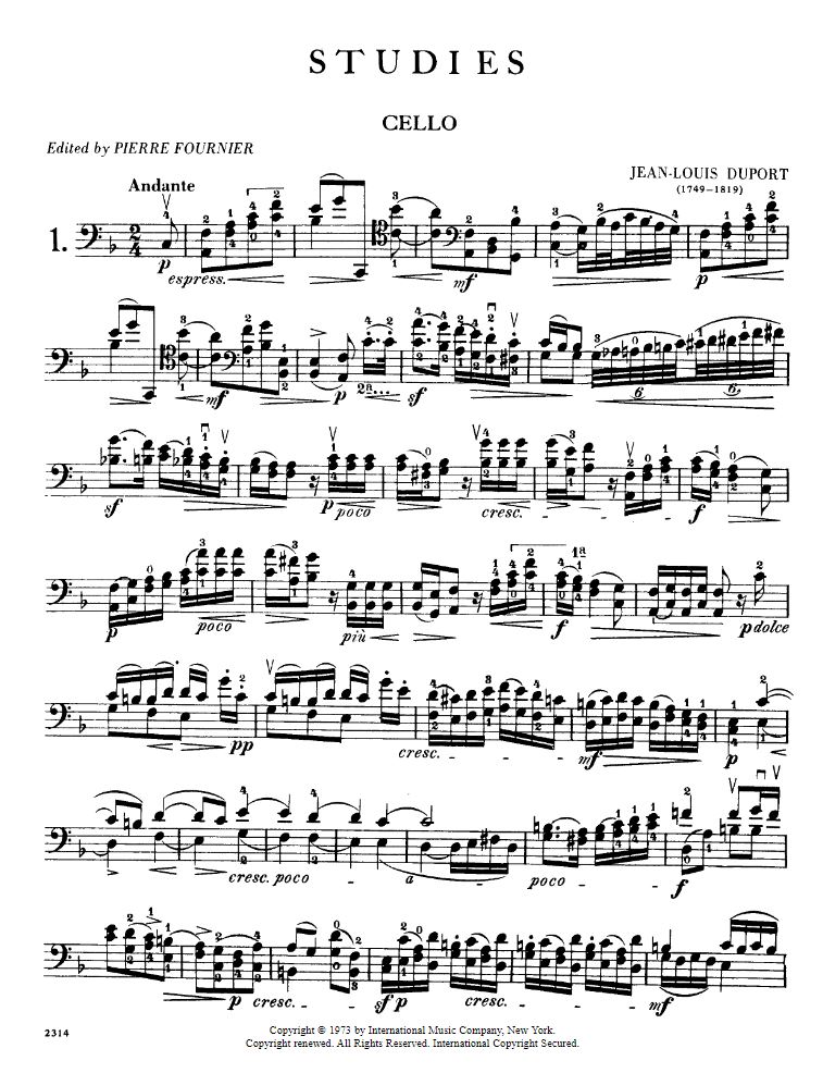 Other Cover Image Studies for Cello 