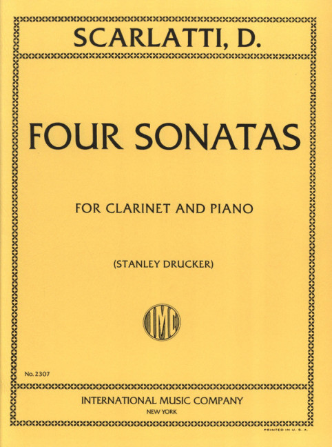 Front Cover Image Four Sonatas 