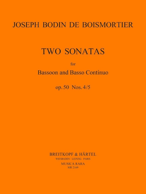 Other Cover Image Sonaten Nr. 1 e-moll und Nr. 2 G-dur
