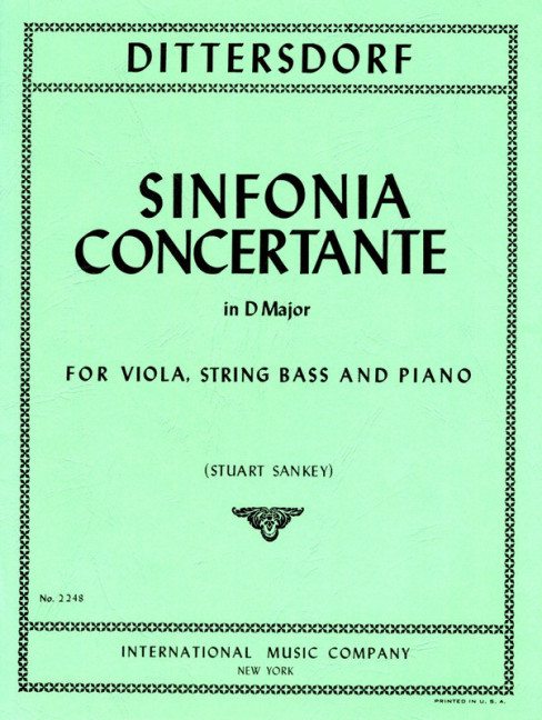 Front Cover Image Sinfonia Concertante in D Major 