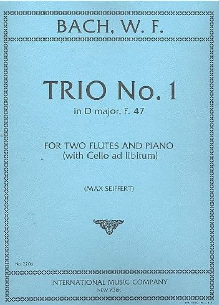 Front Cover Image Trio No. 1 in D major 