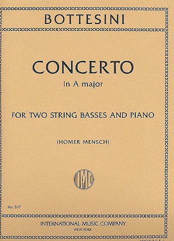 Front Cover Image Concerto for Two Double Basses 