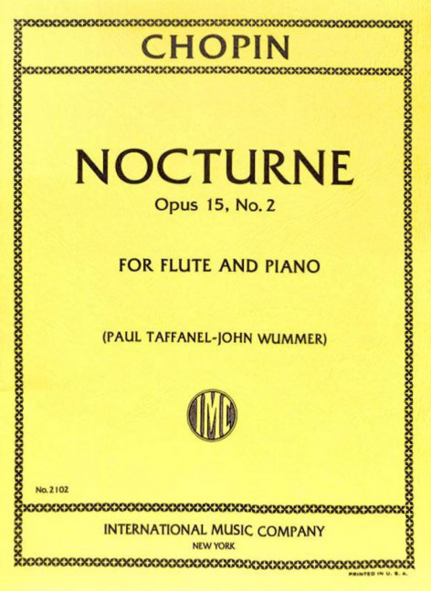 Front Cover Image Nocturne Op. 15 No. 2 