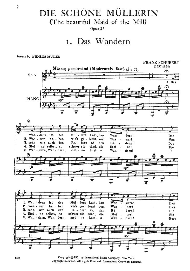 Other Cover Image Die schöne Müllerin op. 25 
