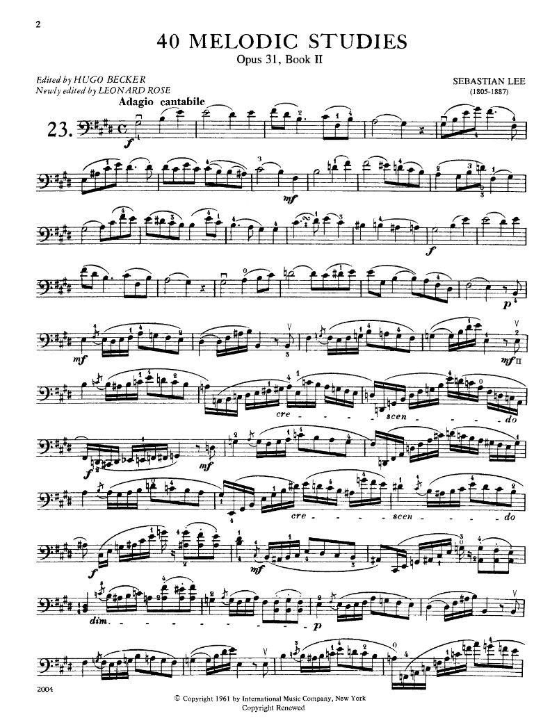 Other Cover Image 40 Melodic Studies Vol. 2 op. 31 Band 2