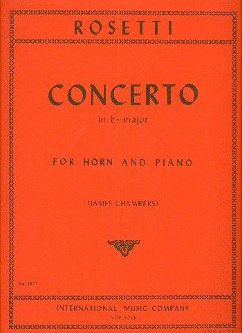Front Cover Image CONCERTO Eb Maj Hn(Eb)Pft Red 