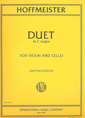 Front Cover Image DUET CMaj Vln Vc 