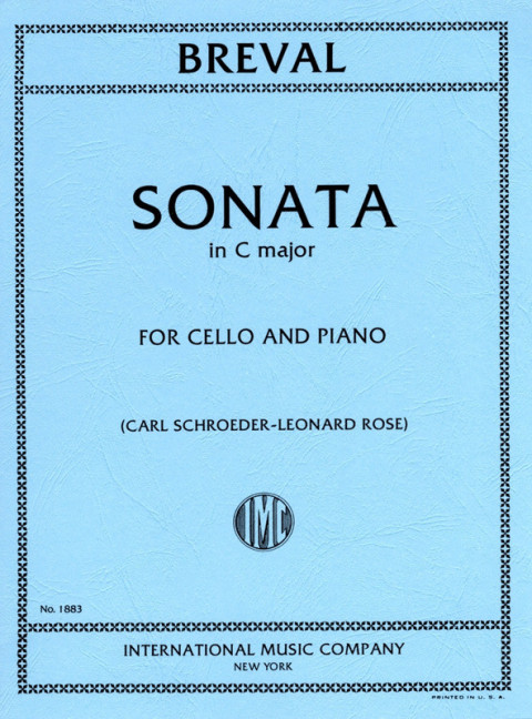Front Cover Image Sonata in C major 