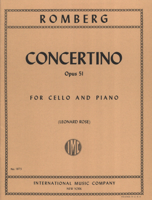 Front Cover Image Concertino op. 51 