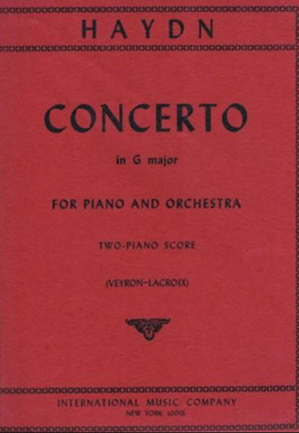 Front Cover Image Concerto in G major Hob.XVIII:4 