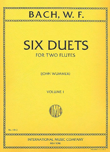 Front Cover Image Six Duets Vol. 1 Band 1