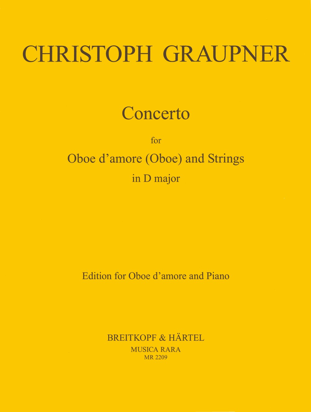 Front Cover Image Konzert in D