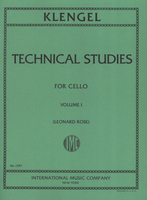 Front Cover Image Technical Studies Volume 1 Band 1