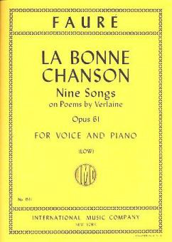 Front Cover Image LA BONNE CHANSON L.Vce Pft 