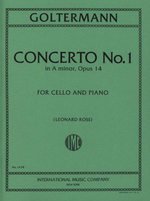 Front Cover Image Concerto No.1 in A minor Op.14 