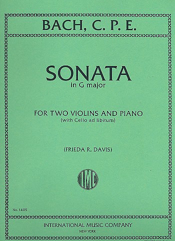 Front Cover Image Sonata G Major 