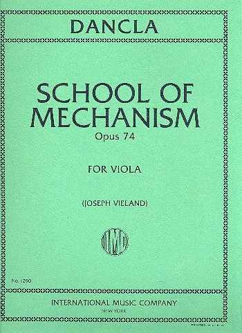 Front Cover Image School of Mechanism op.74 