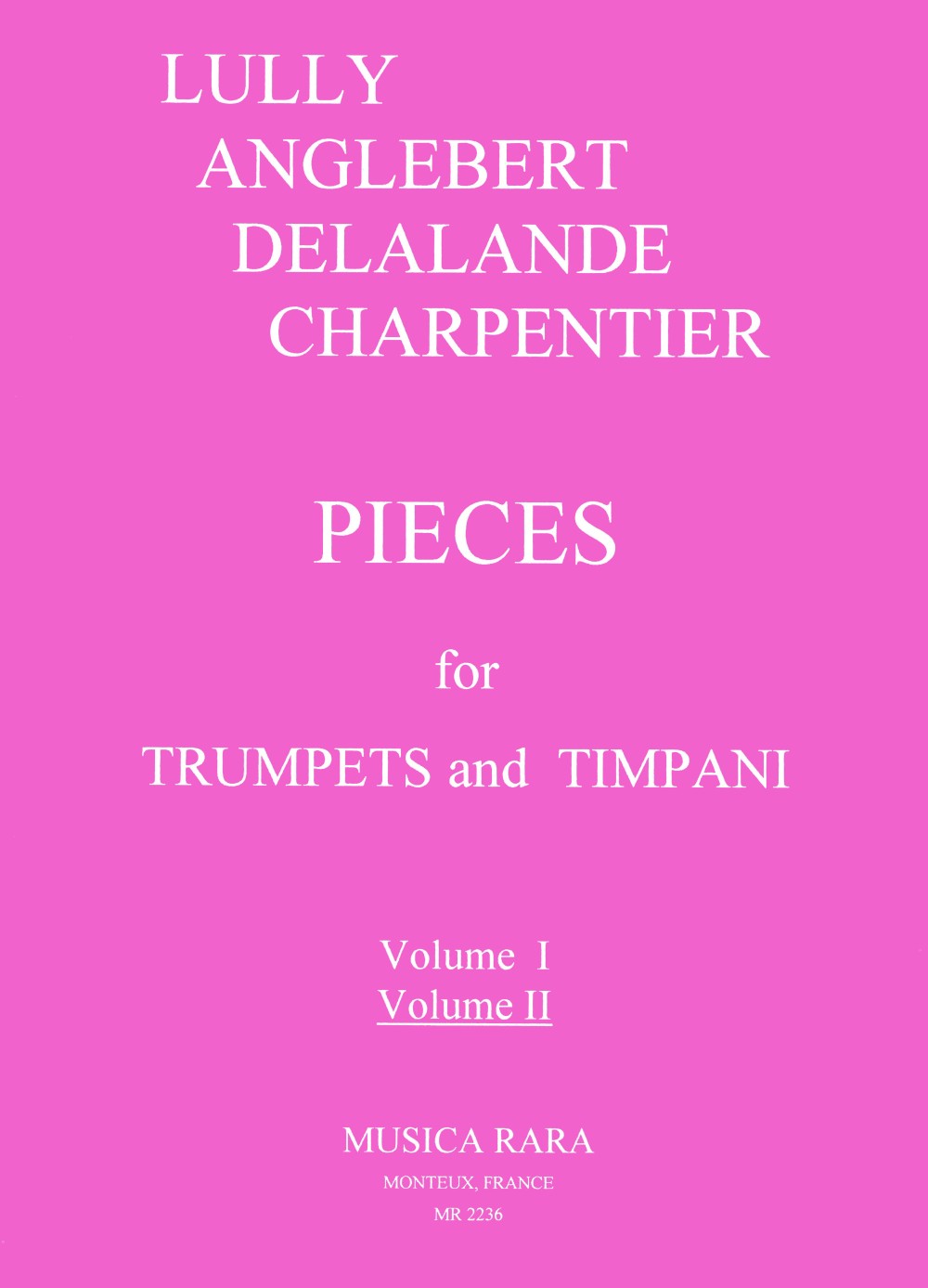 Front Cover Image Stücke für Trompeten und Pauke Band 2