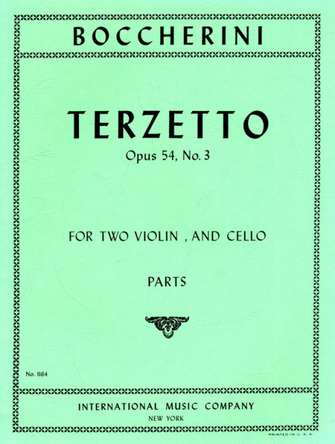 Front Cover Image Terzetto Op.54/3 
