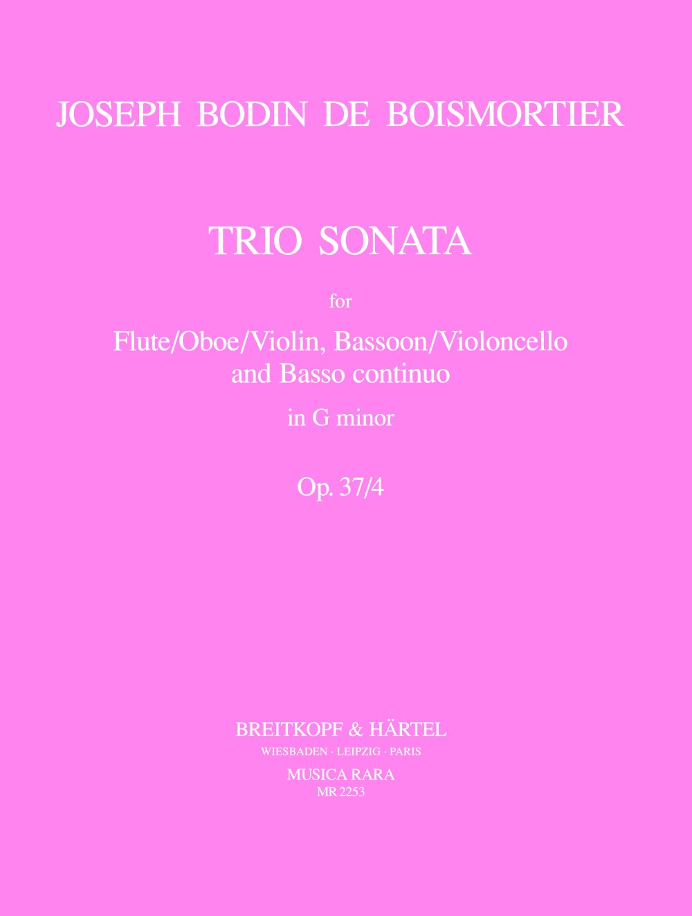 Front Cover Image 5 Triosonaten op. 37 – Nr. 4