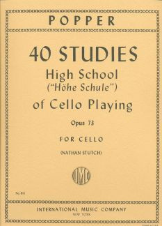 Front Cover Image HIGH SCHOOL of Cello Playing op. 73 