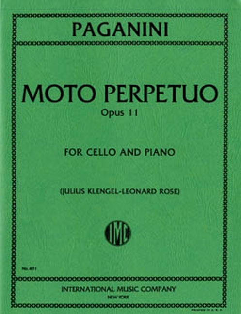Front Cover Image Moto Perpetuo op. 11 