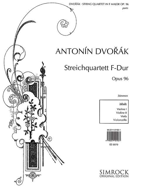 Front Cover Image Streichquartett F-Dur op. 96 