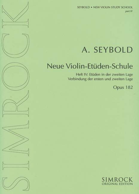 Front Cover Image Neue Violin-Etüden-Schule op. 182 Band 3