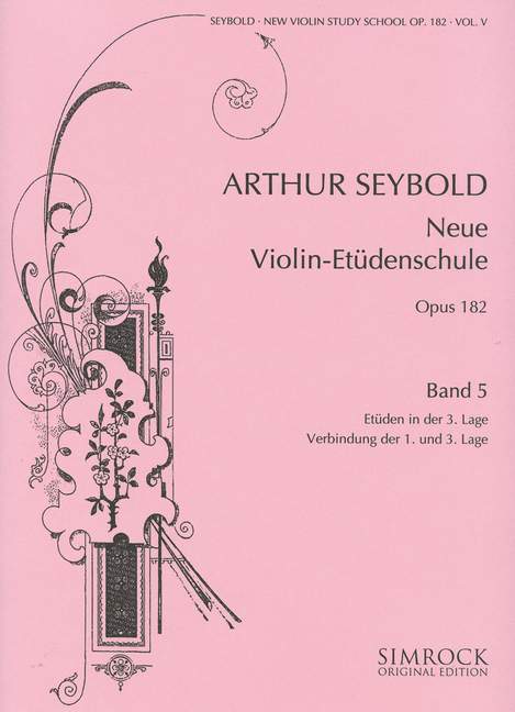 Front Cover Image Neue Violin-Etüden-Schule op. 182 Band 5
