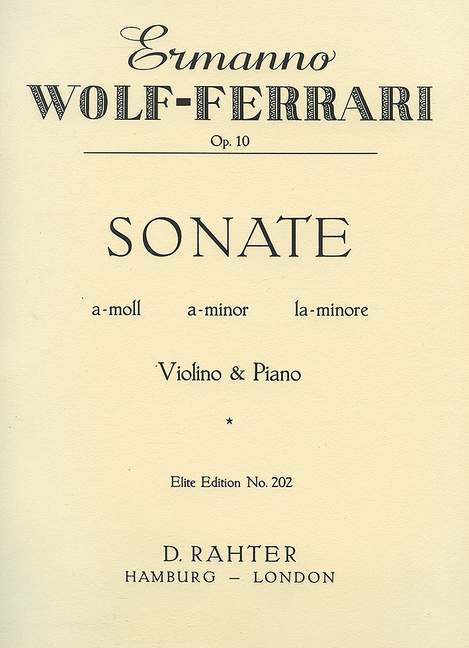 Front Cover Image Sonate a-Moll op. 10 