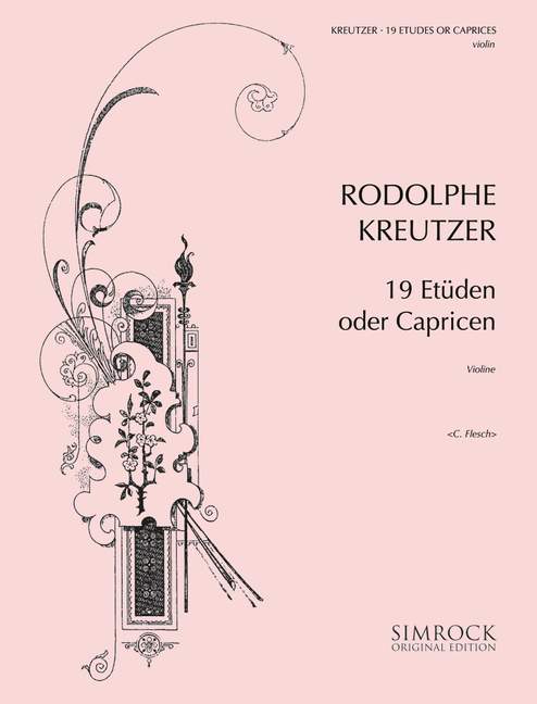 Front Cover Image 19 Etüden oder Capricen 