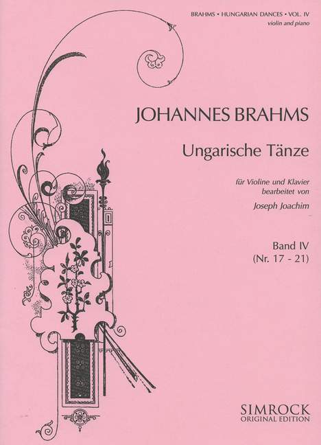 Front Cover Image Ungarische Tänze Band 4