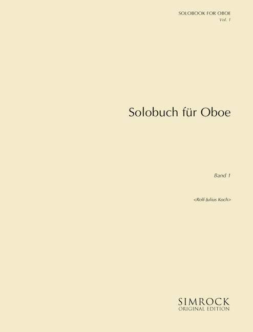 Front Cover Image Solobuch für Oboe Band 1