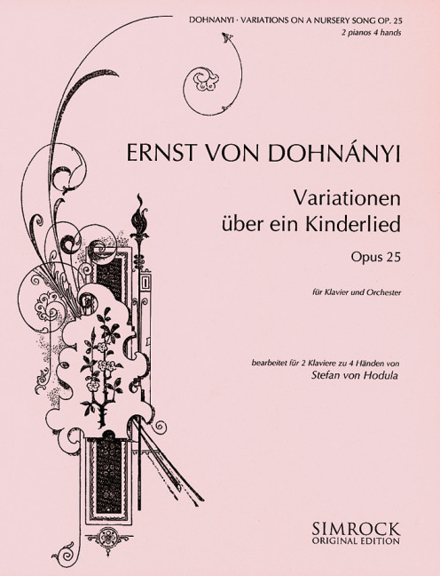 Front Cover Image Variationen über ein Kinderlied op. 25 