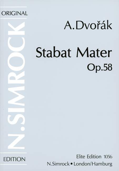 Front Cover Image Stabat Mater op. 58 