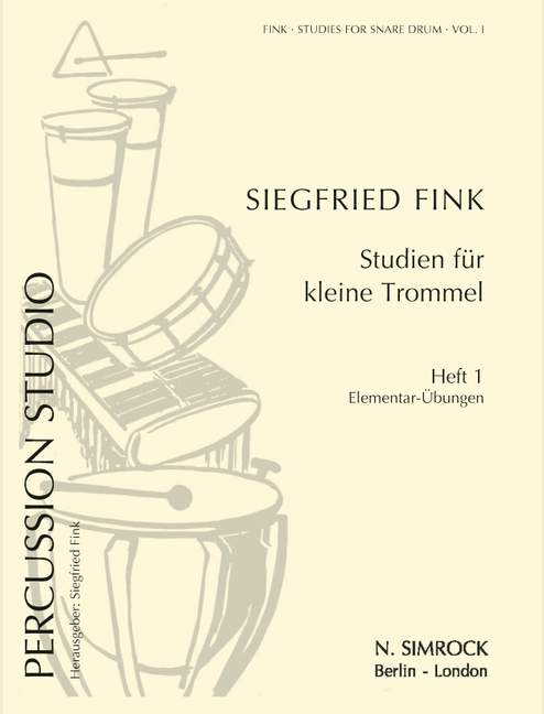 Front Cover Image Studien für kleine Trommel Vol. 1