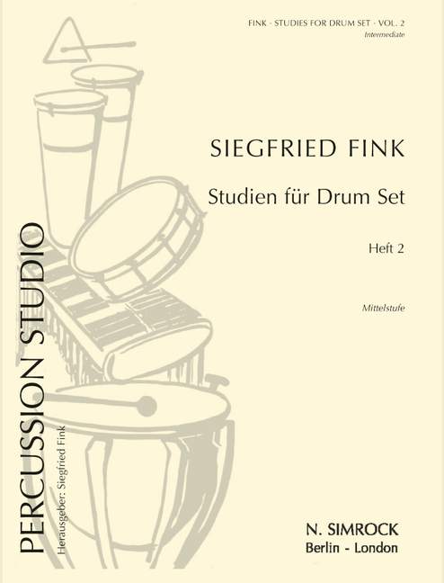 Front Cover Image Studien für Drum Set Vol. 2