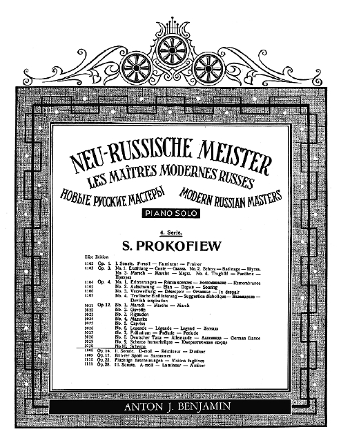 Vorderes Coverbild Scherzo Humoristique op. 12/10 
