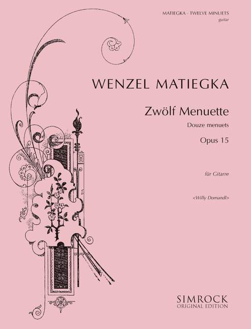 Vorderes Coverbild 12 Menuette op. 15 