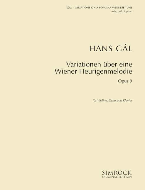Vorderes Coverbild Variationen op. 9 