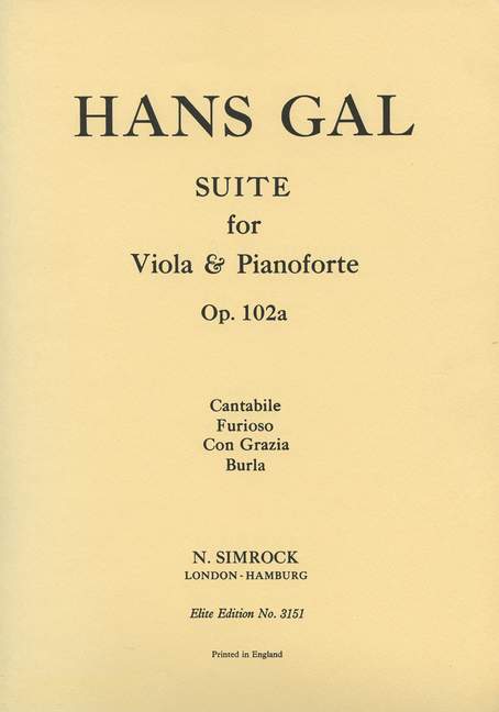 Vorderes Coverbild Suite op. 102a 