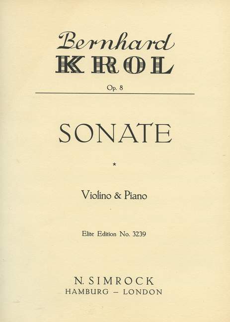 Vorderes Coverbild Sonate op. 8 