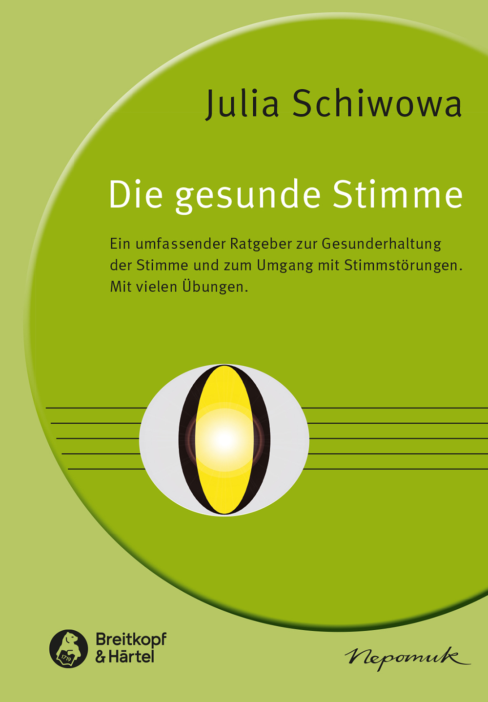 Vorderes Coverbild Die gesunde Stimme. Ein umfassender Ratgeber zur Gesunderhaltung der Stimme und zum Umgang mit Stimmstörungen