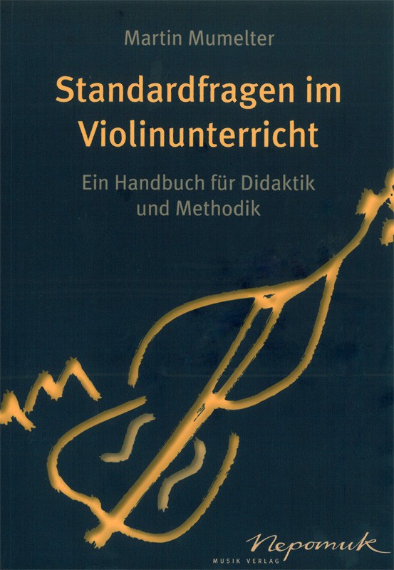 Vorderes Coverbild Standardfragen im Violinunterricht