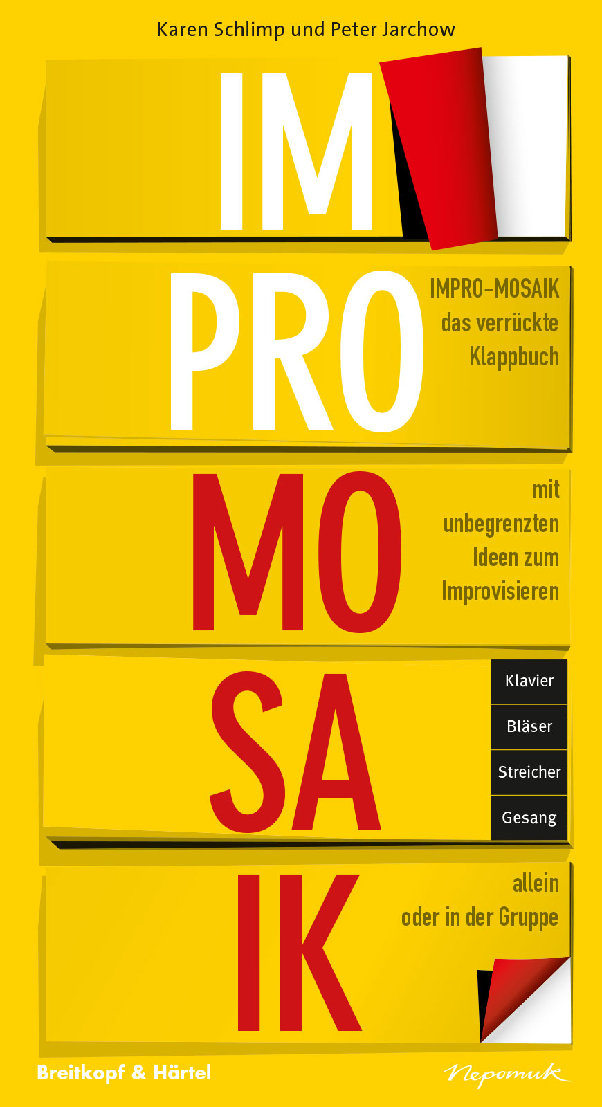 Vorderes Coverbild Impro-Mosaik - das verrückte Klappbuch mit unbegrenzten Ideen zum Improvisieren